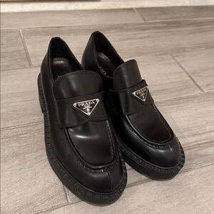 Prada woman’s Classic Black Slip-On Loafers

Will add more photos if asked!